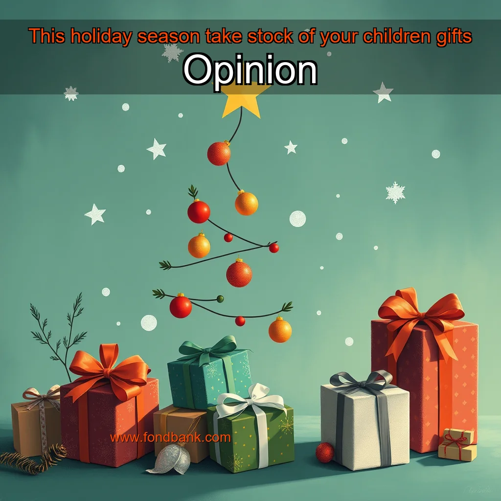 You are currently viewing This holiday season  take stock of your children gifts  Opinion
