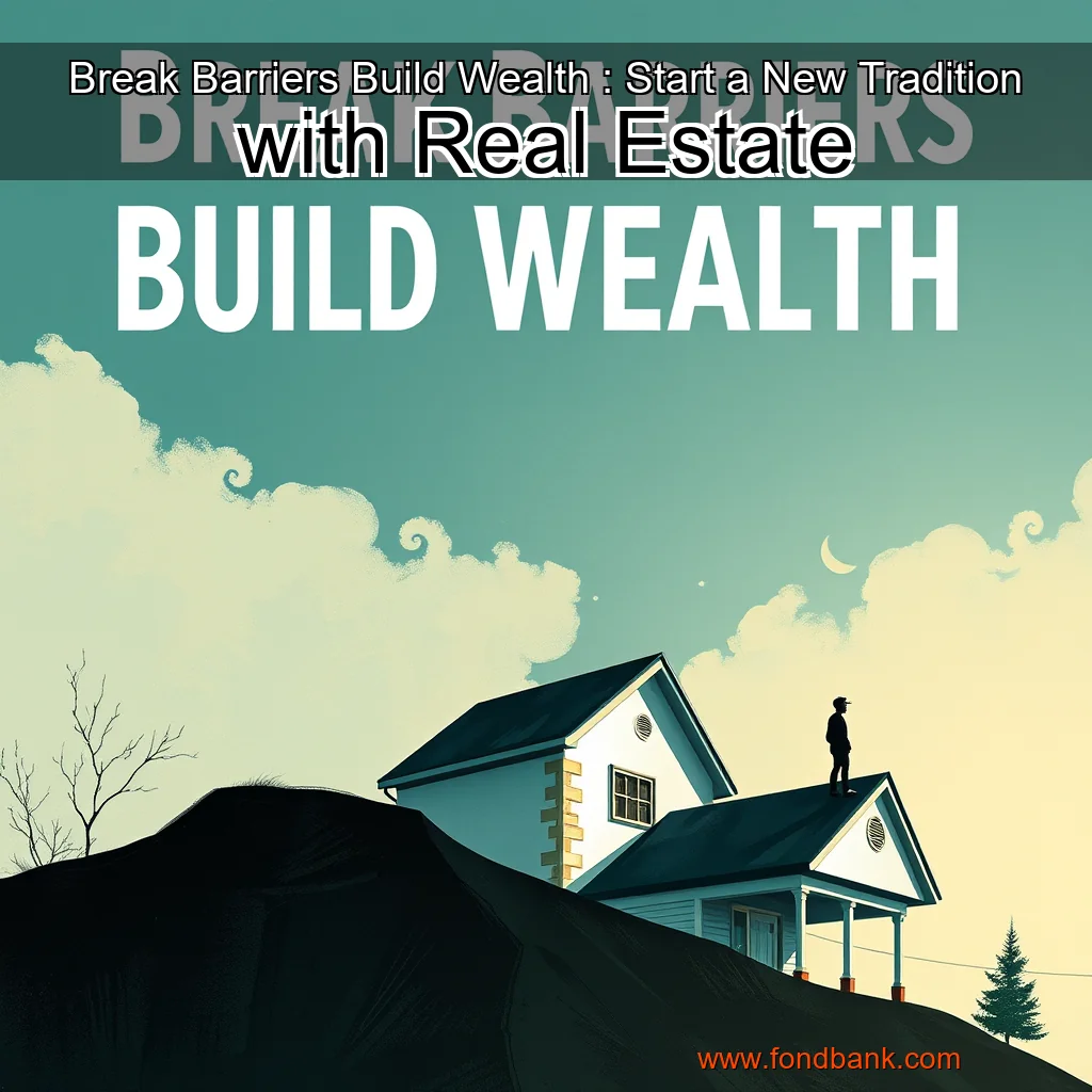 You are currently viewing Break Barriers  Build Wealth : Start a New Tradition with Real Estate