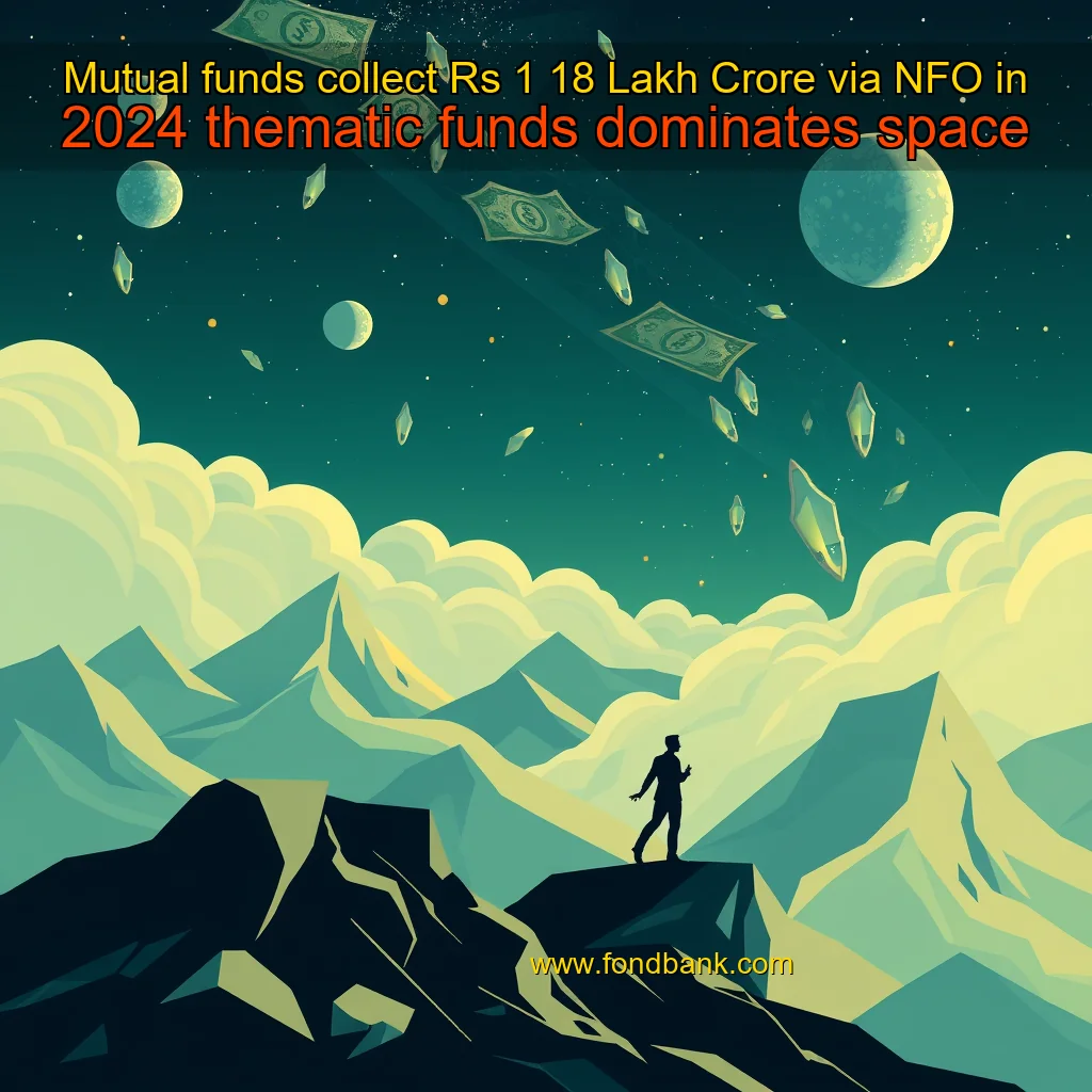 You are currently viewing Mutual funds collect Rs 1  18 Lakh Crore via NFO in 2024  thematic funds dominates space