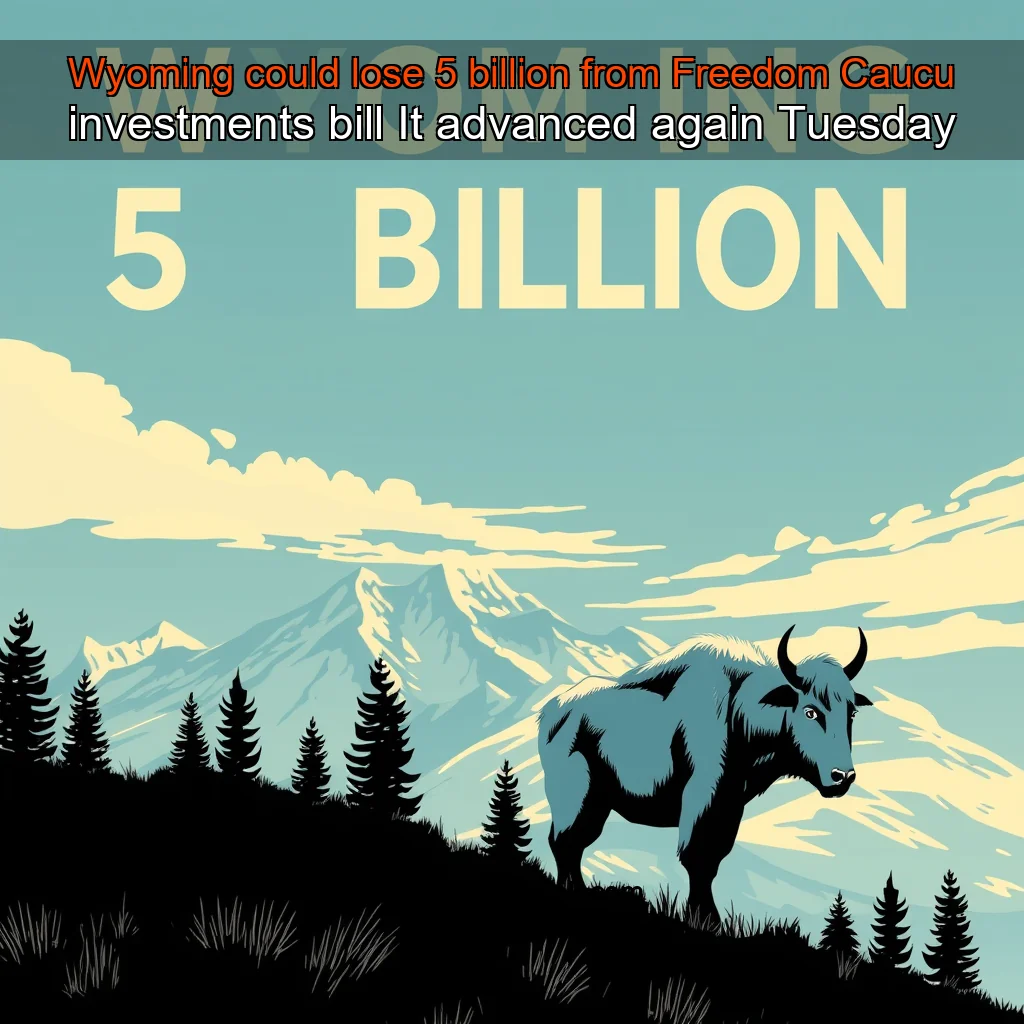 You are currently viewing Wyoming could lose 5 billion from Freedom Caucu investments bill  It advanced again Tuesday