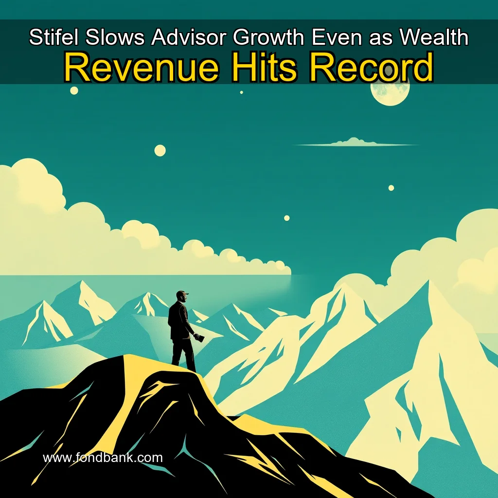 You are currently viewing Stifel Slows Advisor Growth Even as Wealth Revenue Hits Record
