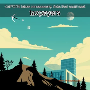 Read more about the article CalPERS takes unnecessary risks that could cost taxpayers