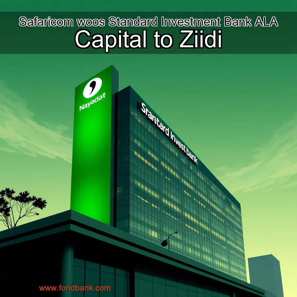 You are currently viewing Safaricom woos Standard Investment Bank  ALA Capital to Ziidi