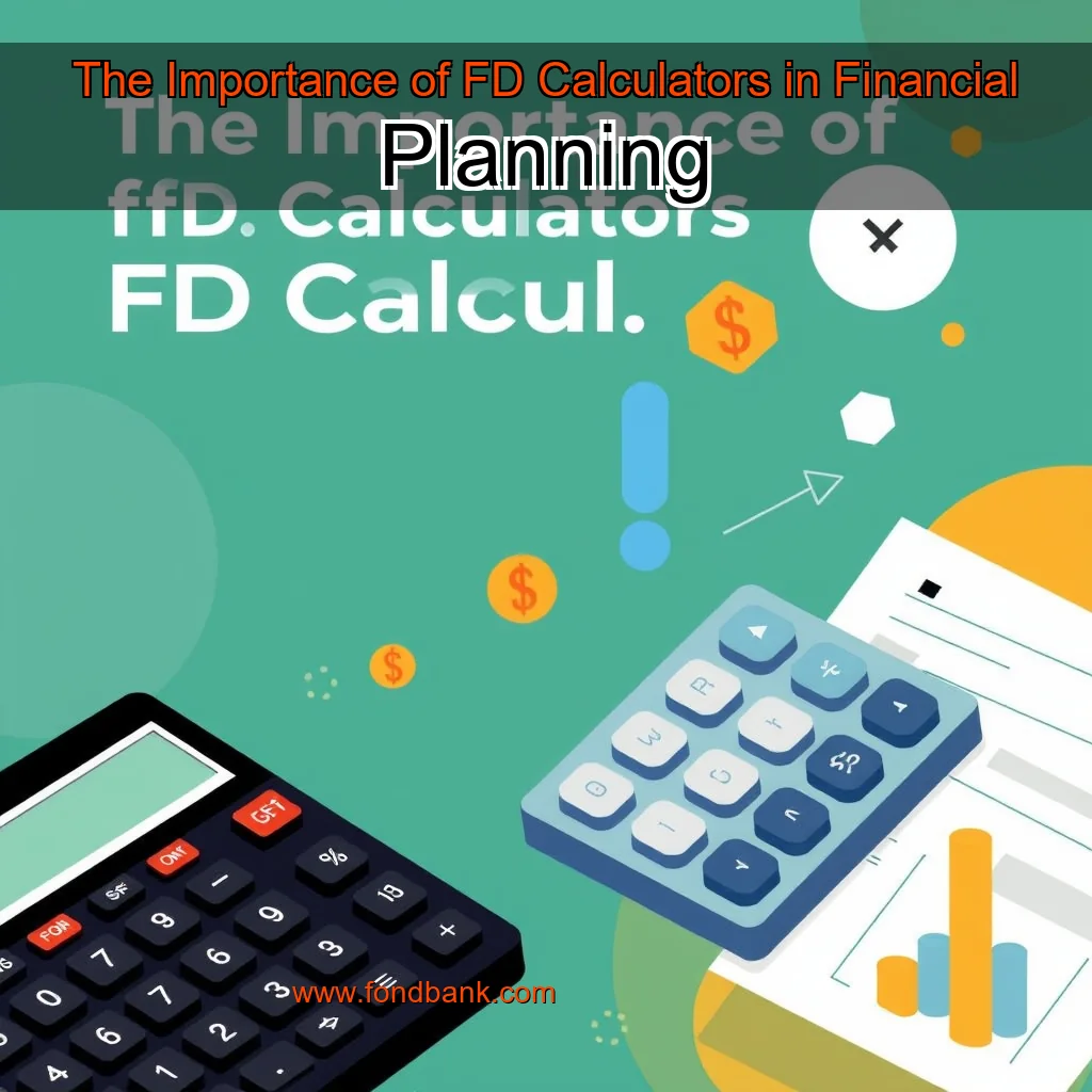 You are currently viewing The Importance of FD Calculators in Financial Planning