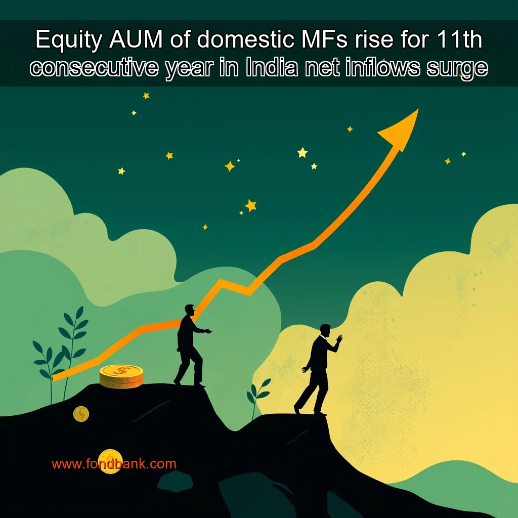 You are currently viewing Equity AUM of domestic MFs rise for 11th consecutive year in India  net inflows surge