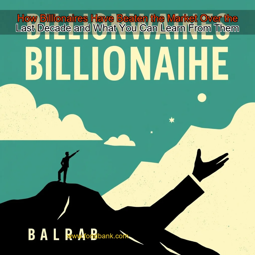 You are currently viewing How Billionaires Have Beaten the Market Over the Last Decade  and What You Can Learn From Them