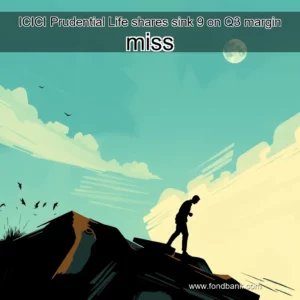 Read more about the article ICICI Prudential Life shares sink 9  on Q3 margin miss