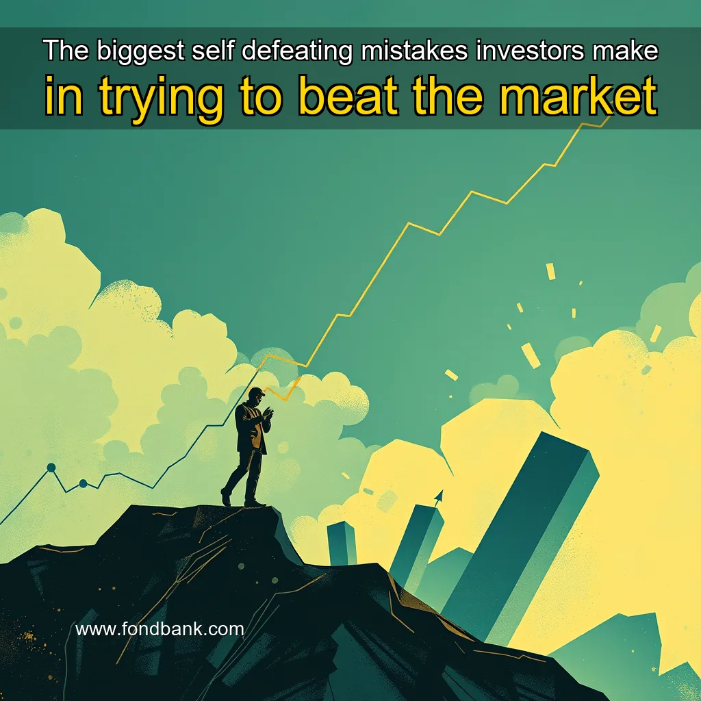 You are currently viewing The biggest self  defeating mistakes investors make in trying to beat the market