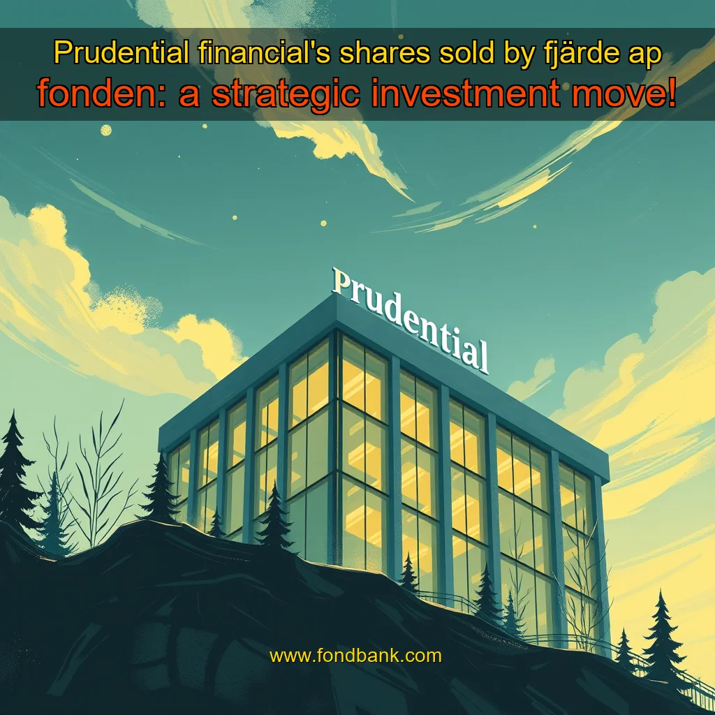 Read more about the article Prudential financial’s shares sold by fjärde ap fonden: a strategic investment move!
