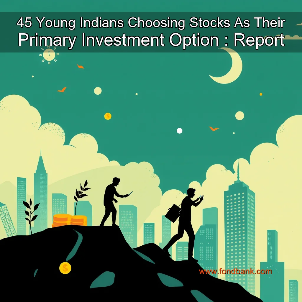You are currently viewing 45  Young Indians Choosing Stocks As Their Primary Investment Option : Report