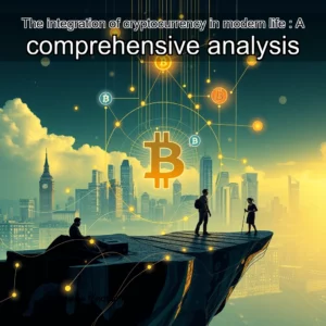 Read more about the article The integration of cryptocurrency in modern life : A comprehensive analysis