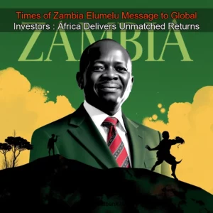 Read more about the article Times of Zambia  Elumelu Message to Global Investors : Africa Delivers Unmatched Returns