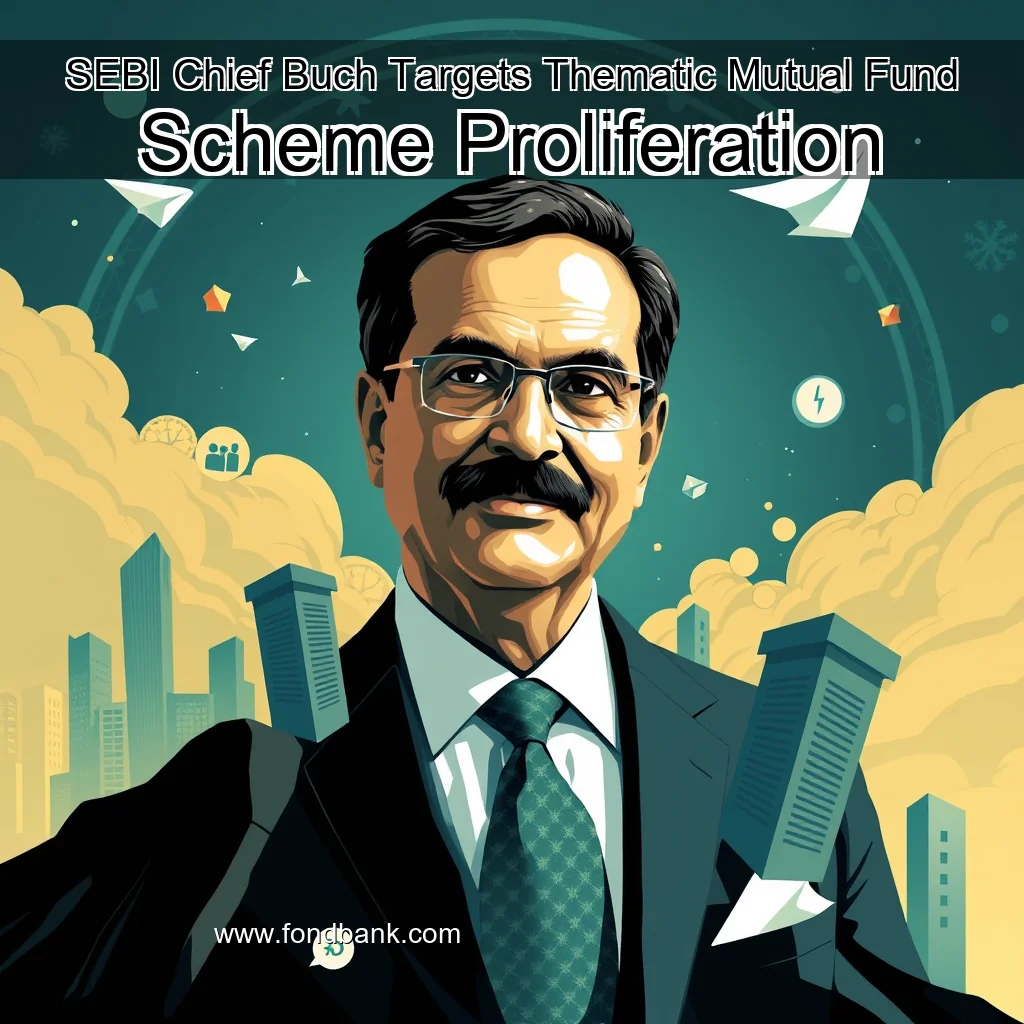 You are currently viewing SEBI Chief Buch Targets Thematic Mutual Fund Scheme Proliferation