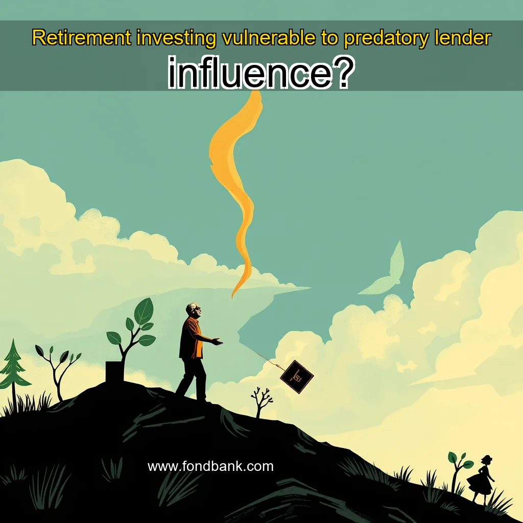 You are currently viewing Retirement investing vulnerable to predatory lender influence?
