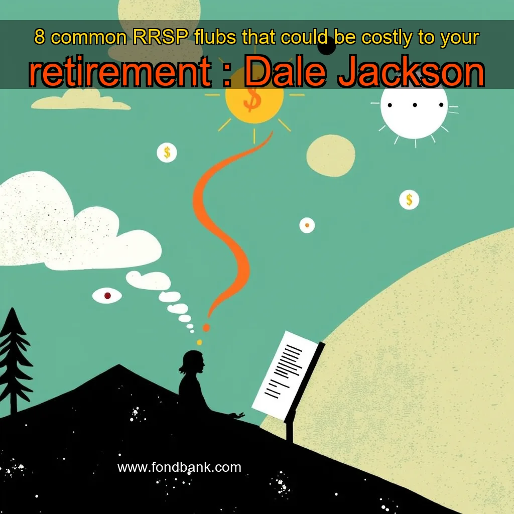 You are currently viewing 8 common RRSP flubs that could be costly to your retirement : Dale Jackson