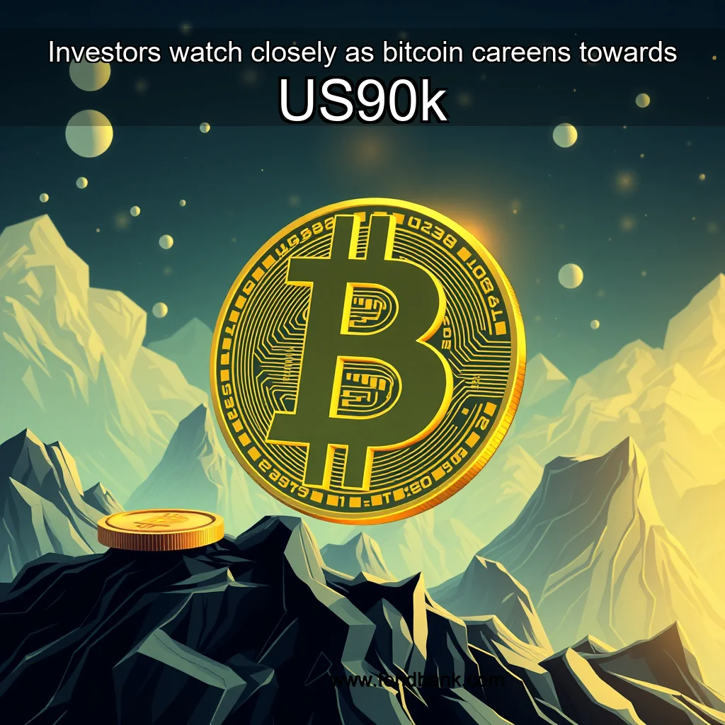 You are currently viewing Investors watch closely as bitcoin careens towards US90k