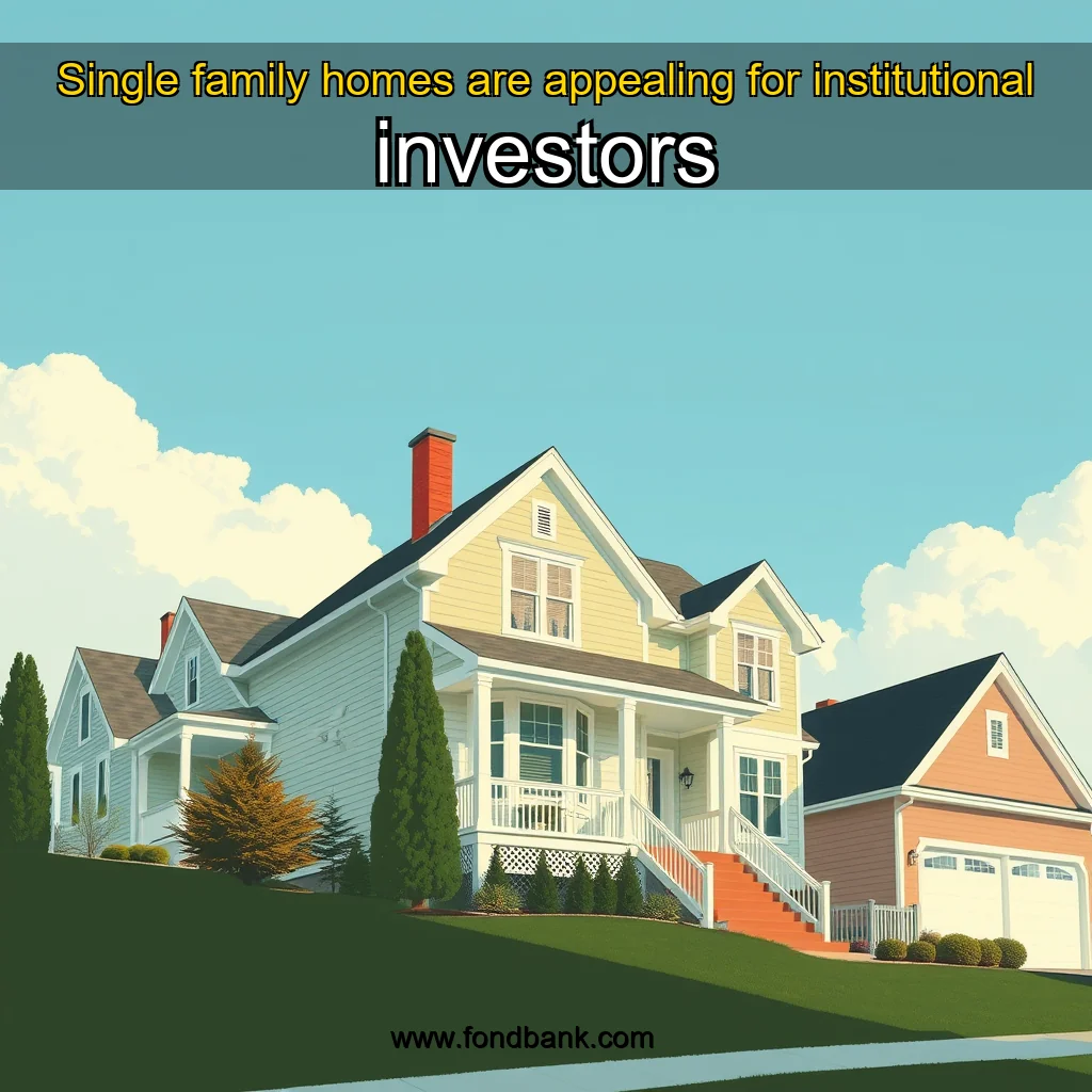 You are currently viewing Single  family homes are appealing for institutional investors