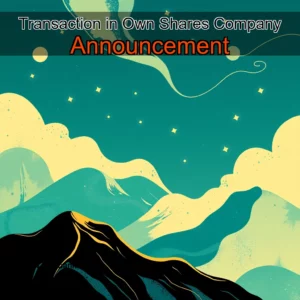 Read more about the article Transaction in Own Shares  Company Announcement