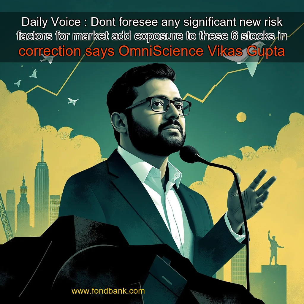 You are currently viewing Daily Voice : Dont foresee any significant new risk factors for market  add exposure to these 6 stocks in correction  says OmniScience Vikas Gupta