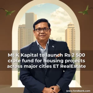 Artistic representation for Mt K Kapital to launch Rs 2 500 crore fund for housing projects across major cities ET RealEstate