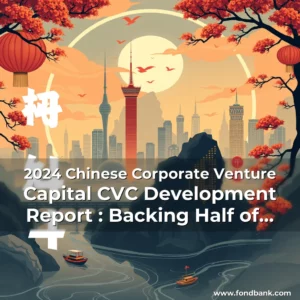 Artistic representation for 2024 Chinese Corporate Venture Capital CVC Development Report : Backing Half of Unicorns Dominating One Third of IPOs Zhejiang and Guangdong Lead in Fund Registration