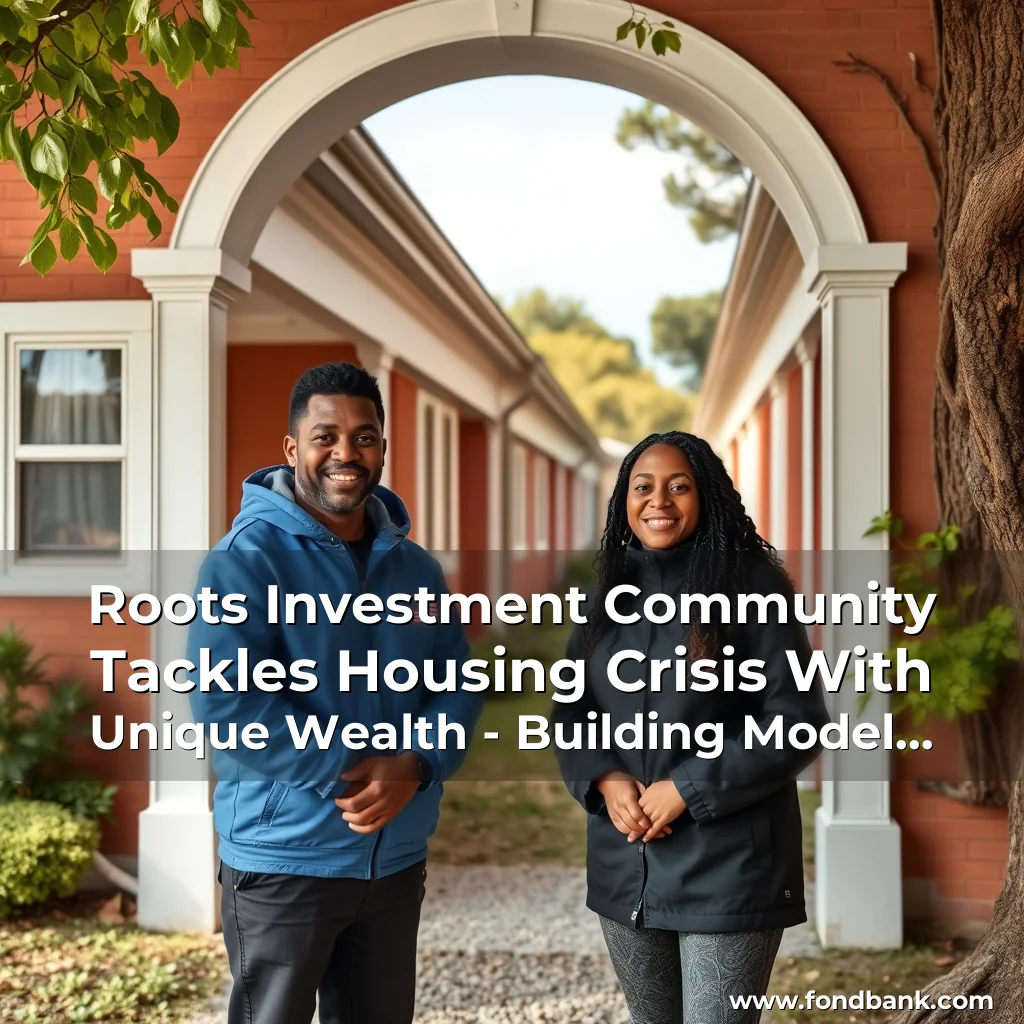 Artistic representation for Roots Investment Community Tackles Housing Crisis With Unique Wealth - Building Model Communities!