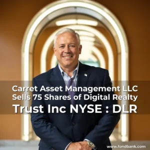 Artistic representation for Carret Asset Management LLC Sells 75 Shares of Digital Realty Trust Inc NYSE : DLR
