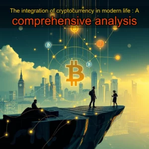 Artistic representation for The integration of cryptocurrency in modern life : A comprehensive analysis