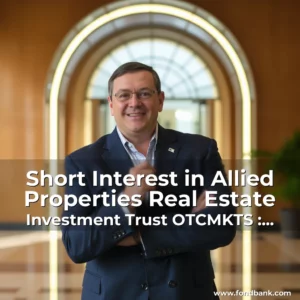 Artistic representation for Short Interest in Allied Properties Real Estate Investment Trust OTCMKTS : APYRF Increases By 20 0