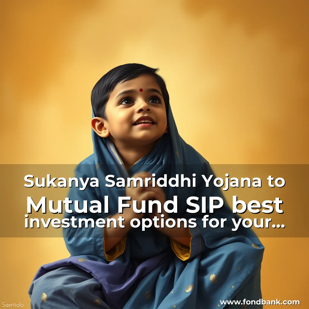 You are currently viewing Sukanya Samriddhi Yojana to Mutual Fund SIP  best investment options for your child