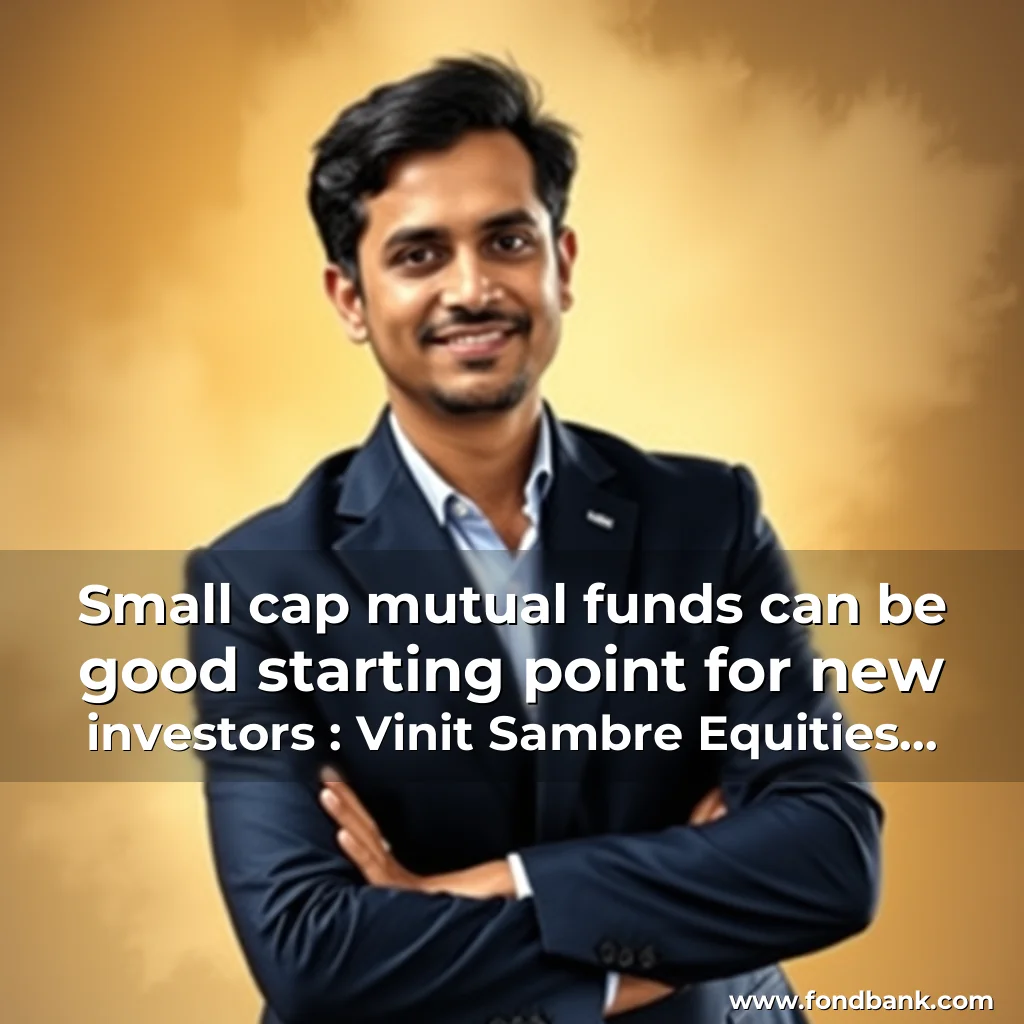 You are currently viewing Small  cap mutual funds can be good starting point for new investors : Vinit Sambre  Equities head  DSP Investment Managers