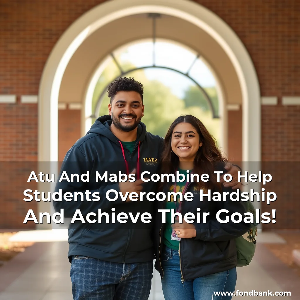 Read more about the article Atu And Mabs Combine To Help Students Overcome Hardship And Achieve Their Goals!