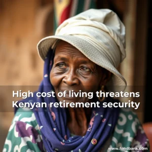 Artistic representation for High cost of living threatens Kenyan retirement security
