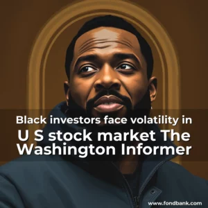 Artistic representation for Black investors face volatility in U S stock market The Washington Informer
