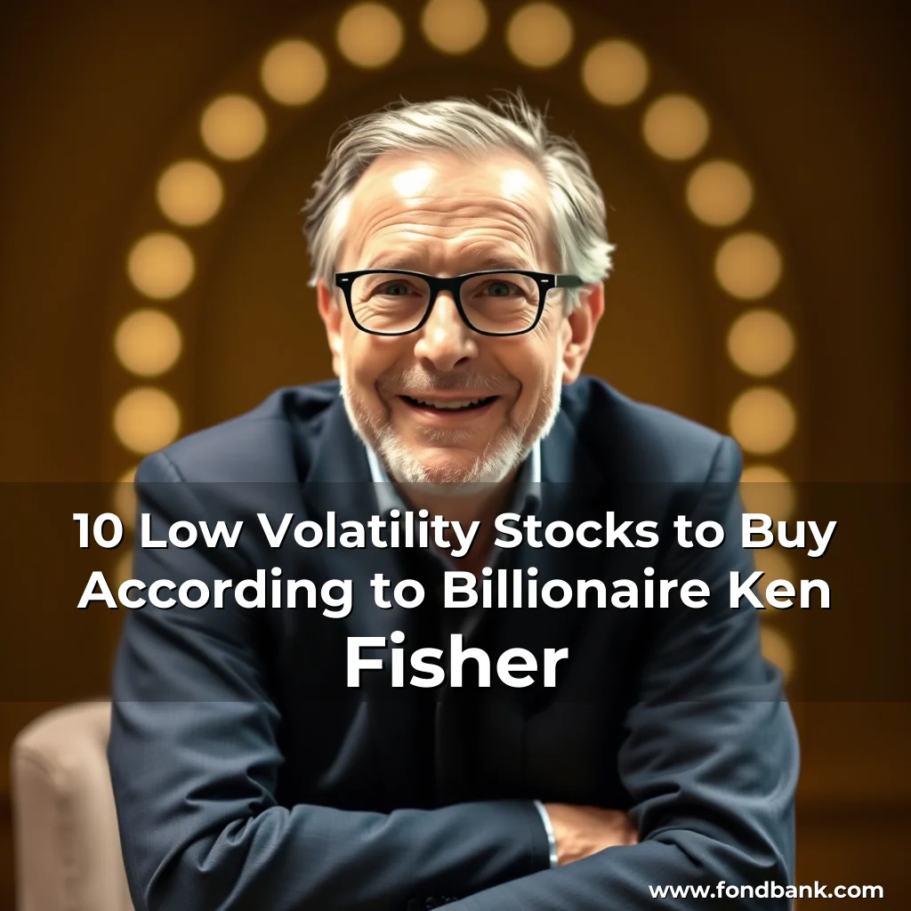 You are currently viewing 10 Low Volatility Stocks to Buy According to Billionaire Ken Fisher
