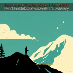 Artistic representation for John Hancock Premium Dividend Fund NYSE : PDT Short Interest Down 49 1 in February