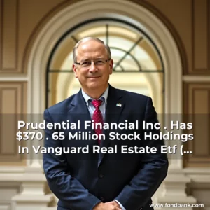 Artistic representation for Prudential Financial Inc . Has $370 . 65 Million Stock Holdings In Vanguard Real Estate Etf ( Nysearca : Vnq ) 1. Prudential Financial Inc. Has $370.