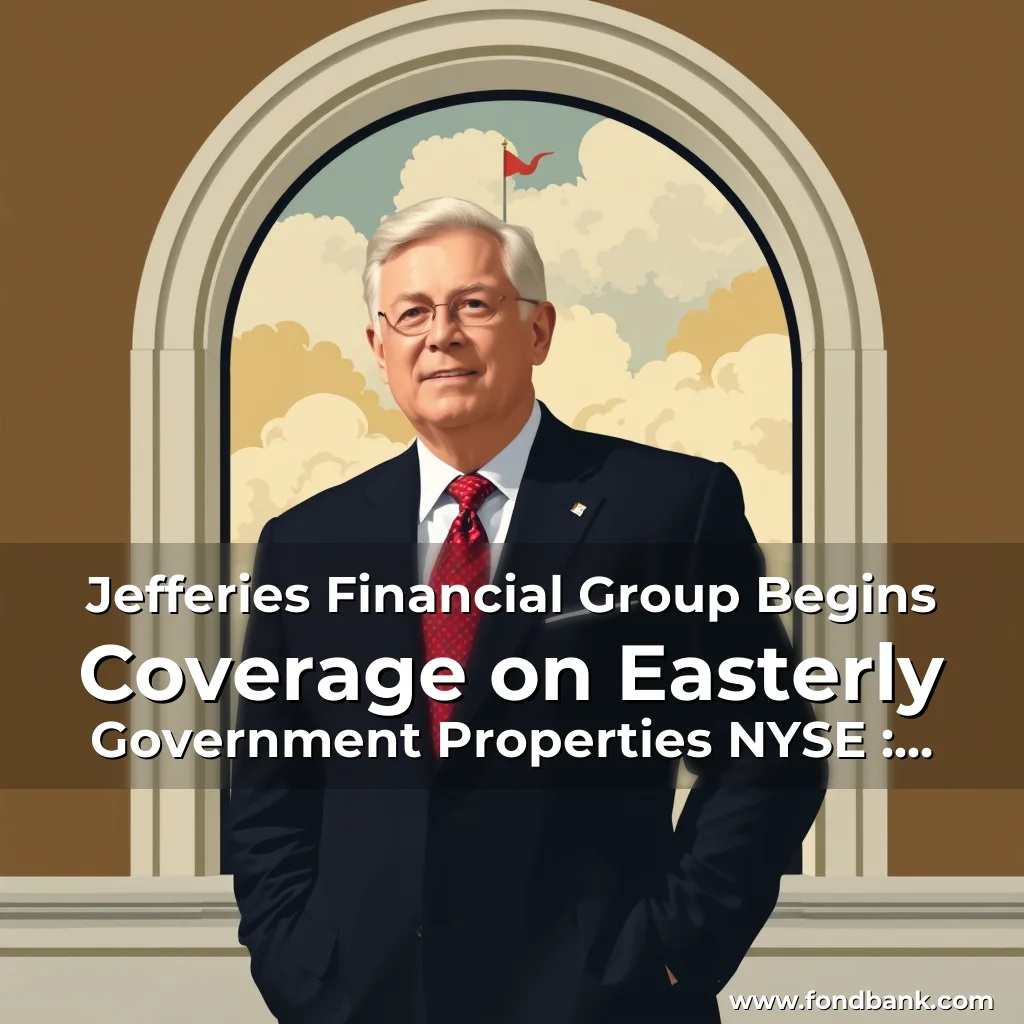 Artistic representation for Jefferies Financial Group Begins Coverage on Easterly Government Properties NYSE : DEA