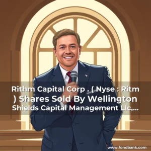 Artistic representation for Rithm Capital Corp . ( Nyse : Ritm ) Shares Sold By Wellington Shields Capital Management Llc, 1, 000, 000 Shares, $ 9.