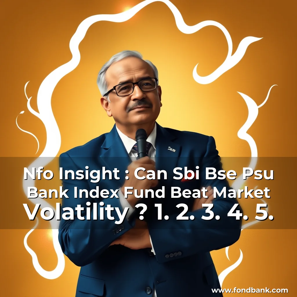 You are currently viewing Nfo Insight : Can Sbi Bse Psu Bank Index Fund Beat Market Volatility ? 1. 2. 3. 4. 5.