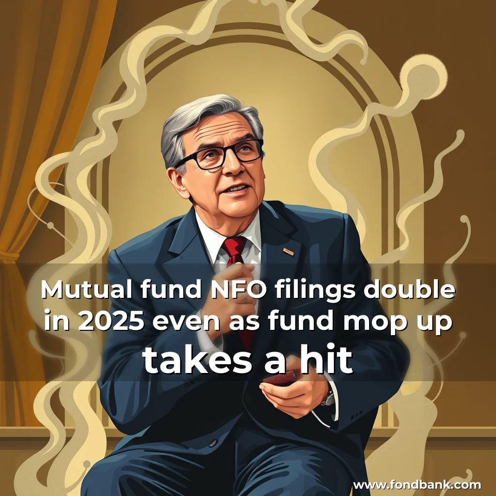 You are currently viewing Mutual fund NFO filings double in 2025 even as fund mop  up takes a hit