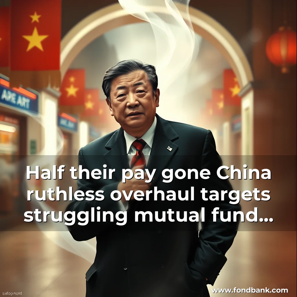 You are currently viewing Half their pay gone  China ruthless overhaul targets struggling mutual fund managers