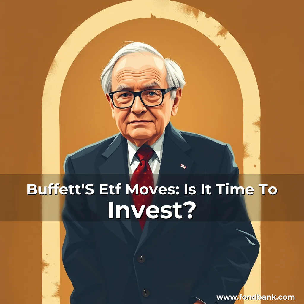 Artistic representation for Buffett'S Etf Moves: Is It Time To Invest?