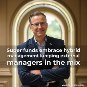Artistic representation for Super funds embrace hybrid management keeping external managers in the mix