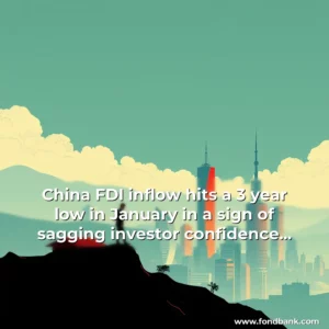 Read more about the article China FDI inflow hits a 3  year low in January in a sign of sagging investor confidence  Newsday Zimbabwe