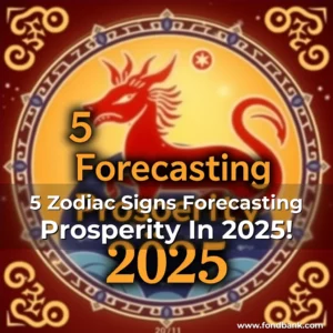 Artistic representation for 5 Zodiac Signs Forecasting Prosperity In 2025!