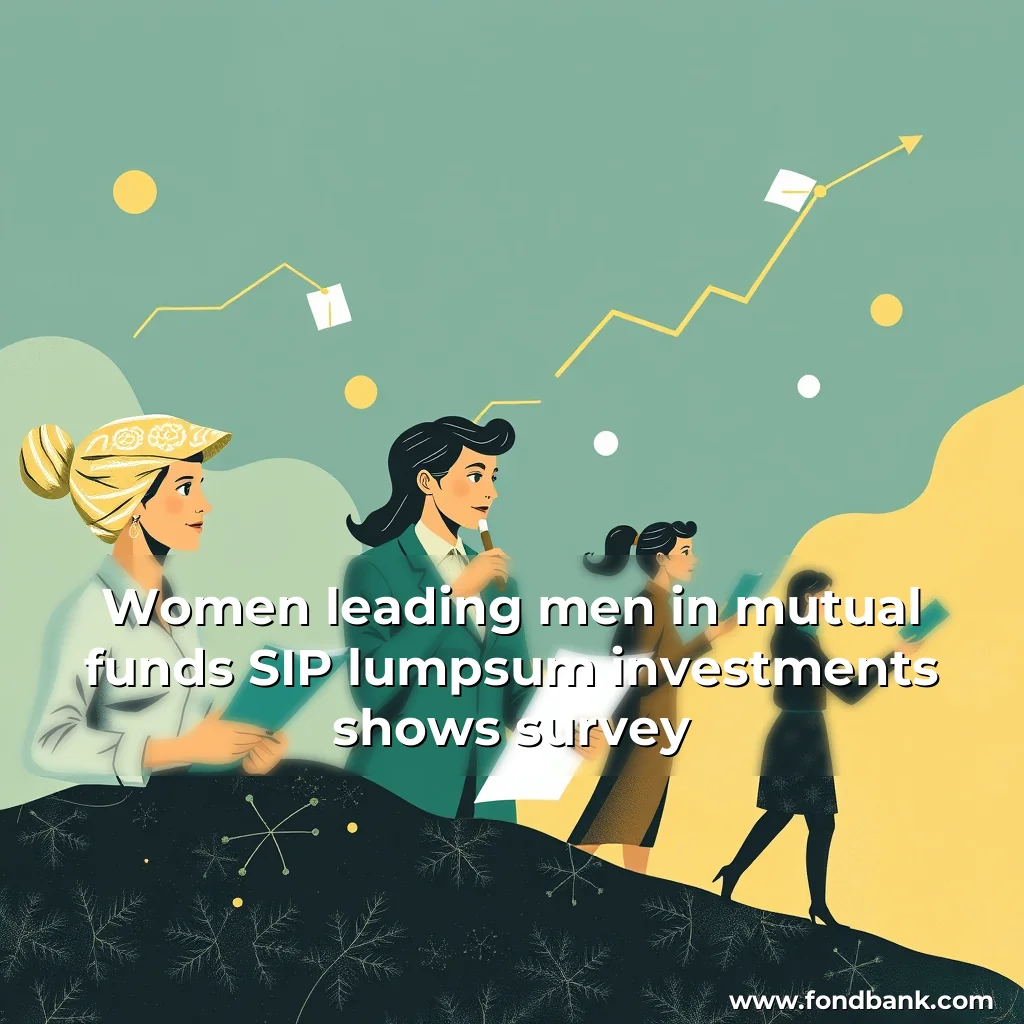 You are currently viewing Women leading men in mutual funds  SIP  lumpsum investments  shows survey