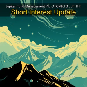 Artistic representation for Jupiter Fund Management Plc OTCMKTS : JFHHF Short Interest Update