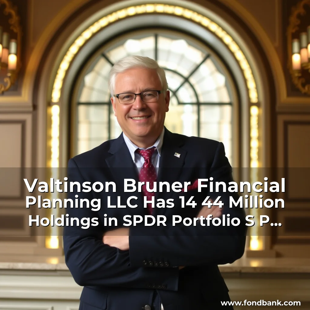 Artistic representation for Valtinson Bruner Financial Planning LLC Has 14 44 Million Holdings in SPDR Portfolio S P 500 ETF NYSEARCA : SPLG