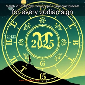 Artistic representation for March 2025 Money Horoscope : Financial forecast for every zodiac sign